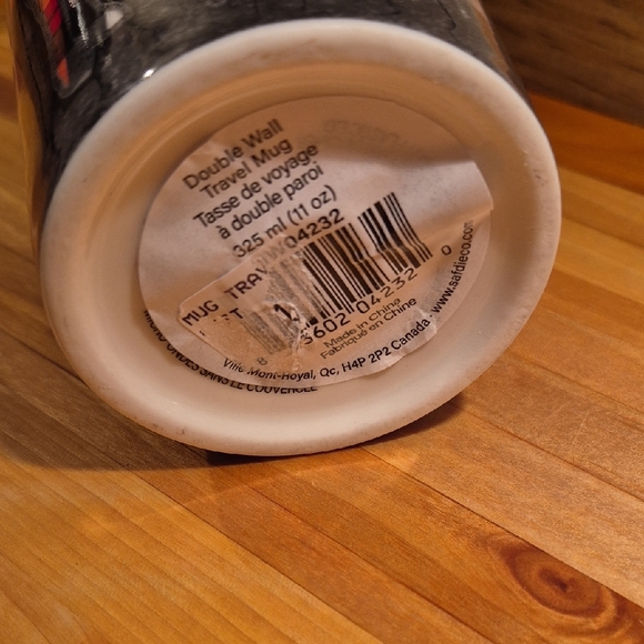 Plaid Reindeer Black Ceramic Mug - Picture 6 of 9